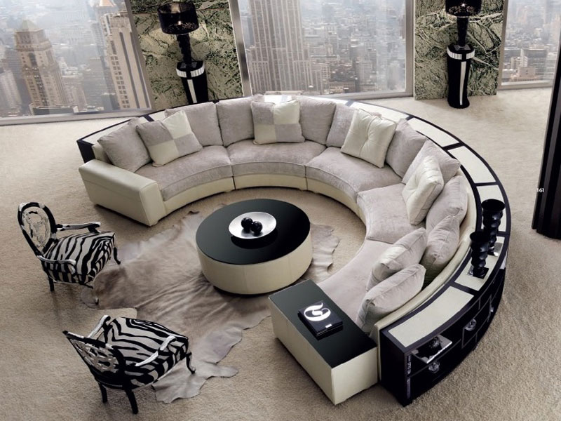 Купить круглый диван для гостиной KD 01 под заказ по Вашим размерам.